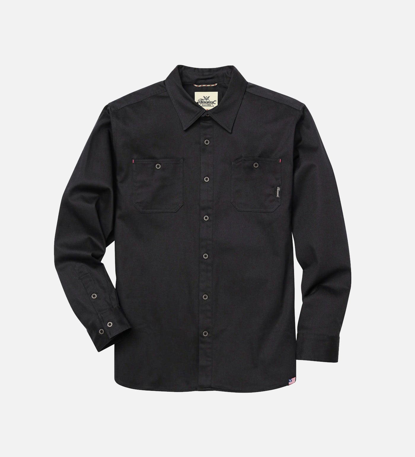 Thorogood Men's Water Repellent Heavyweight Utility Long Sleeve Shop Shirt USA Made