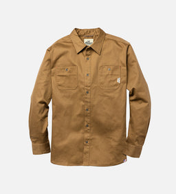 Thorogood Men's Water Repellent Heavyweight Utility Long Sleeve Shop Shirt USA Made