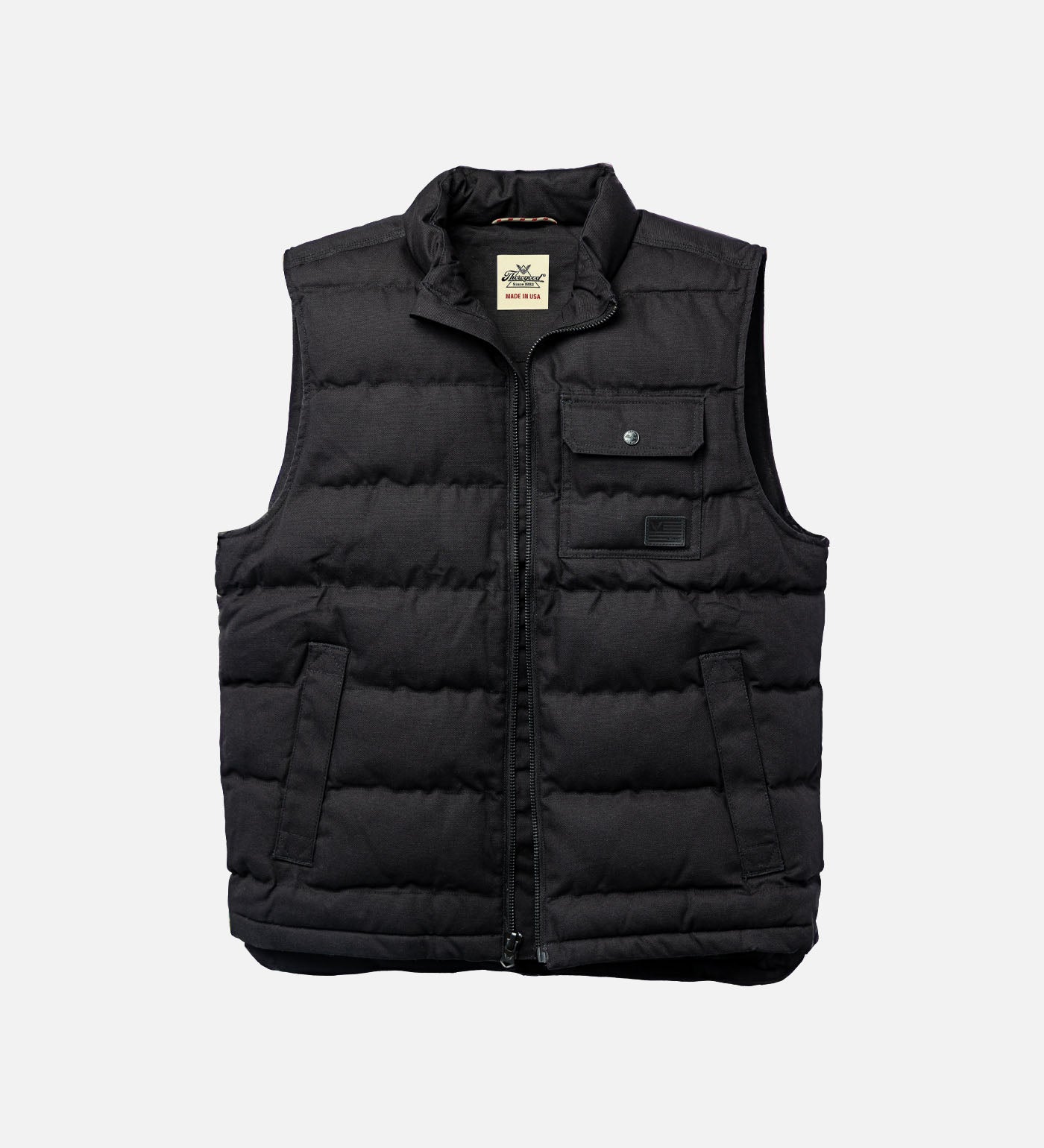 Thorogood Men's Water Repellent Canvas Quilted Vest USA Made